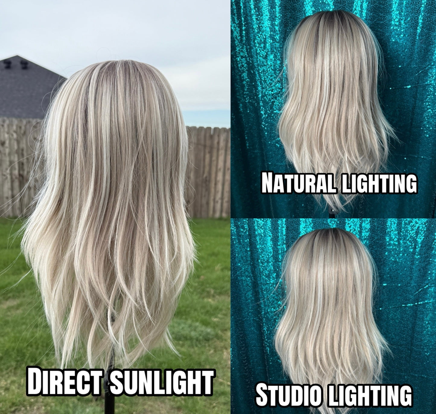 Amelia Summer Blonde Head Band Wig. |Standard