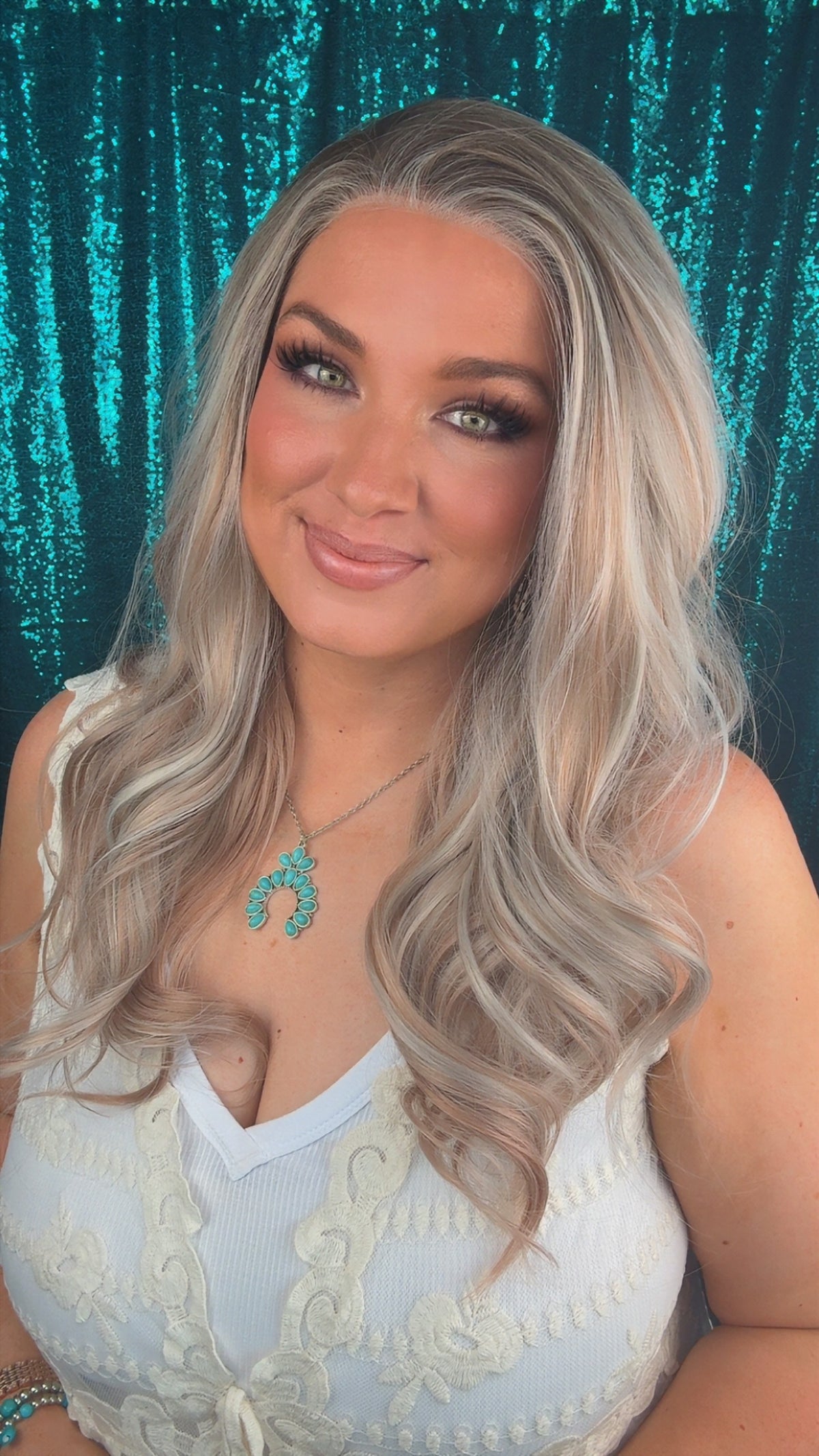 Kayla Bama Blonde | 13x4 Synthetic Lace | Free Part | 130 density | 24 inches | Standard