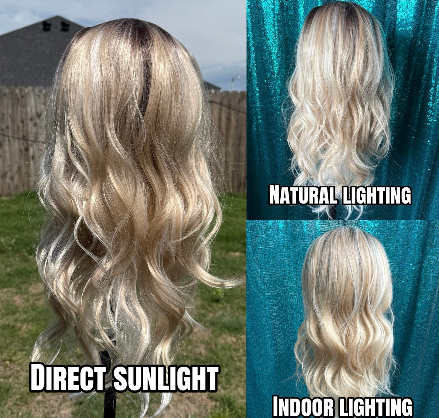 Lexie Frosted Blonde | 13x4 | Free Part | 26”| 130% density | Standard only