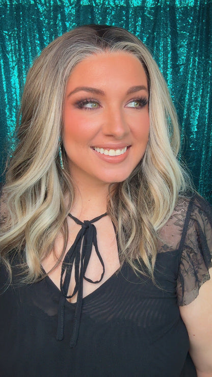 Sage Sun-kissed Taupe | Free Part Lace Front Synthetic Wig | 13x4 | 21 in | Standard