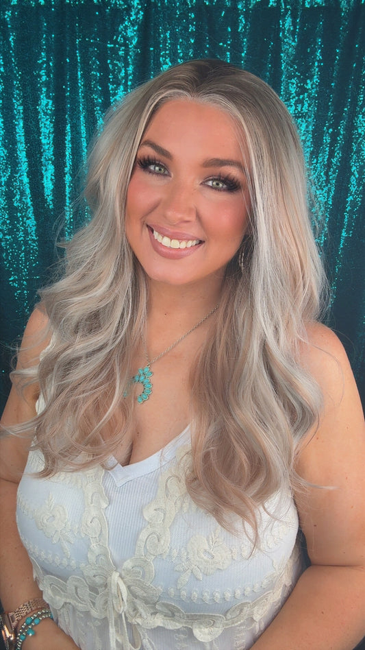 Kayla Bama Blonde | 13x4 Synthetic Lace | Free Part | 130 density | 24 inches | Standard