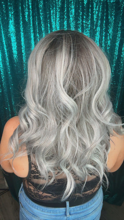 Ashton Sterling Smoke
13x4| Free Part Lace Front | 130% density | 20 inches | Standard