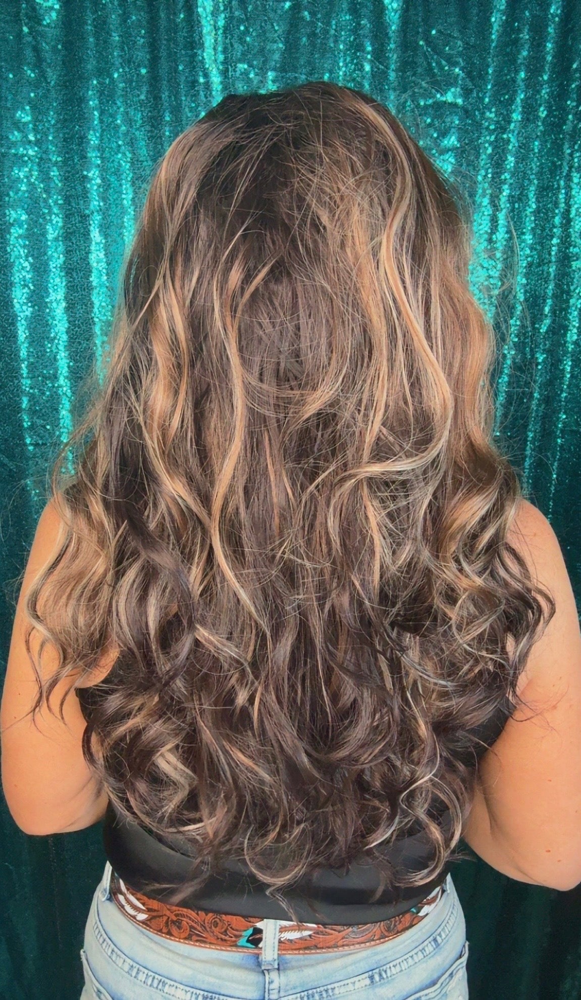Demi Mocha Champagne | 13×4 Lace Front | 26
Inches | 130% Density | Standard