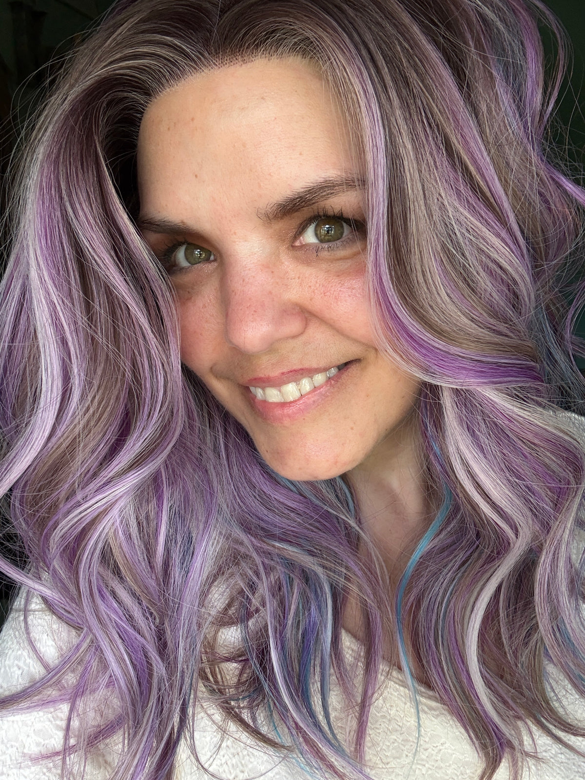 Lottie Lavender Bluebell 13x 4 Lace Front  |Free Part | 130 density | Petite