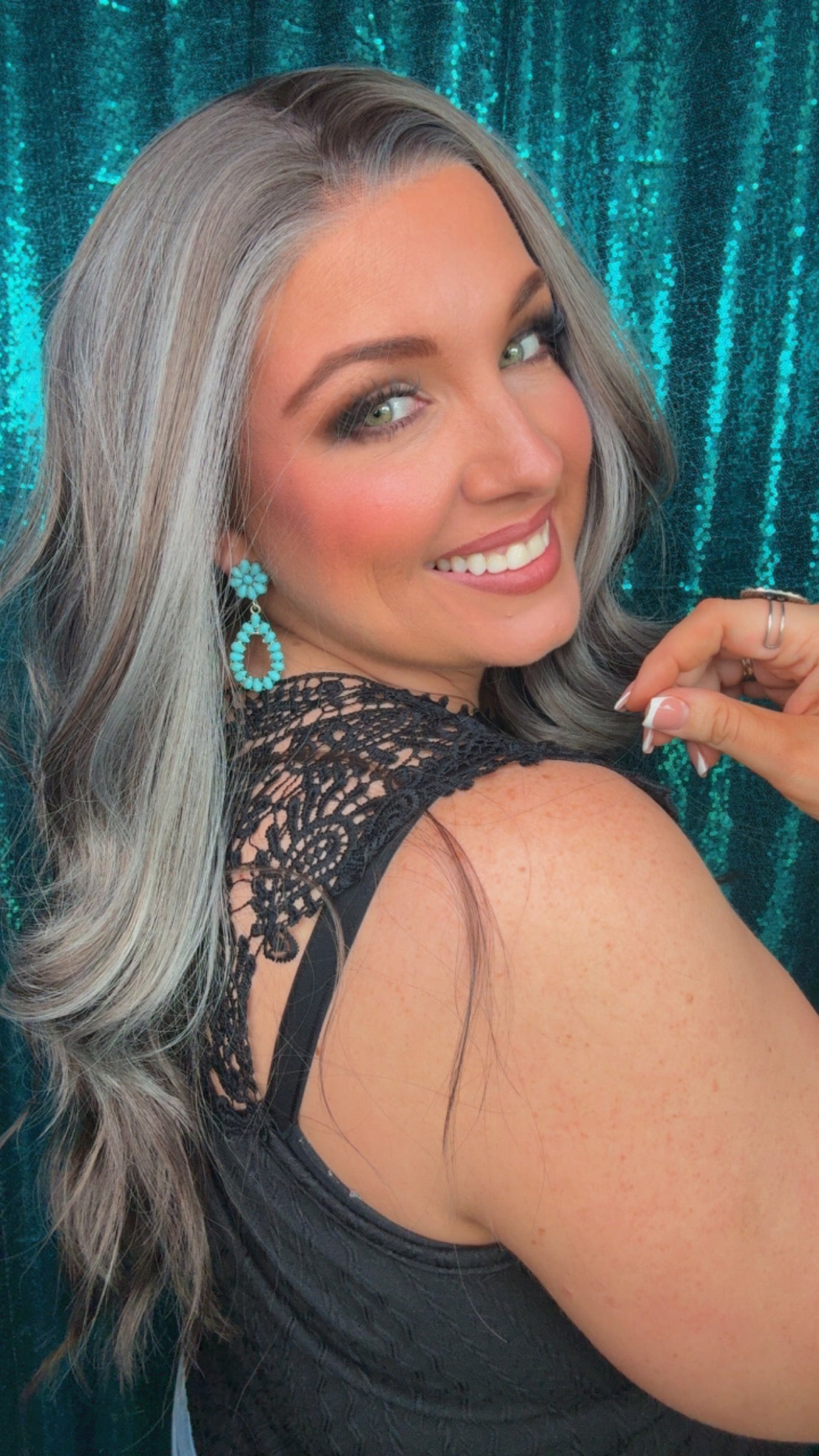 Faith Frosted Latte | 13x4 | Free part Lace Front | 26 in | 130% density | Petite