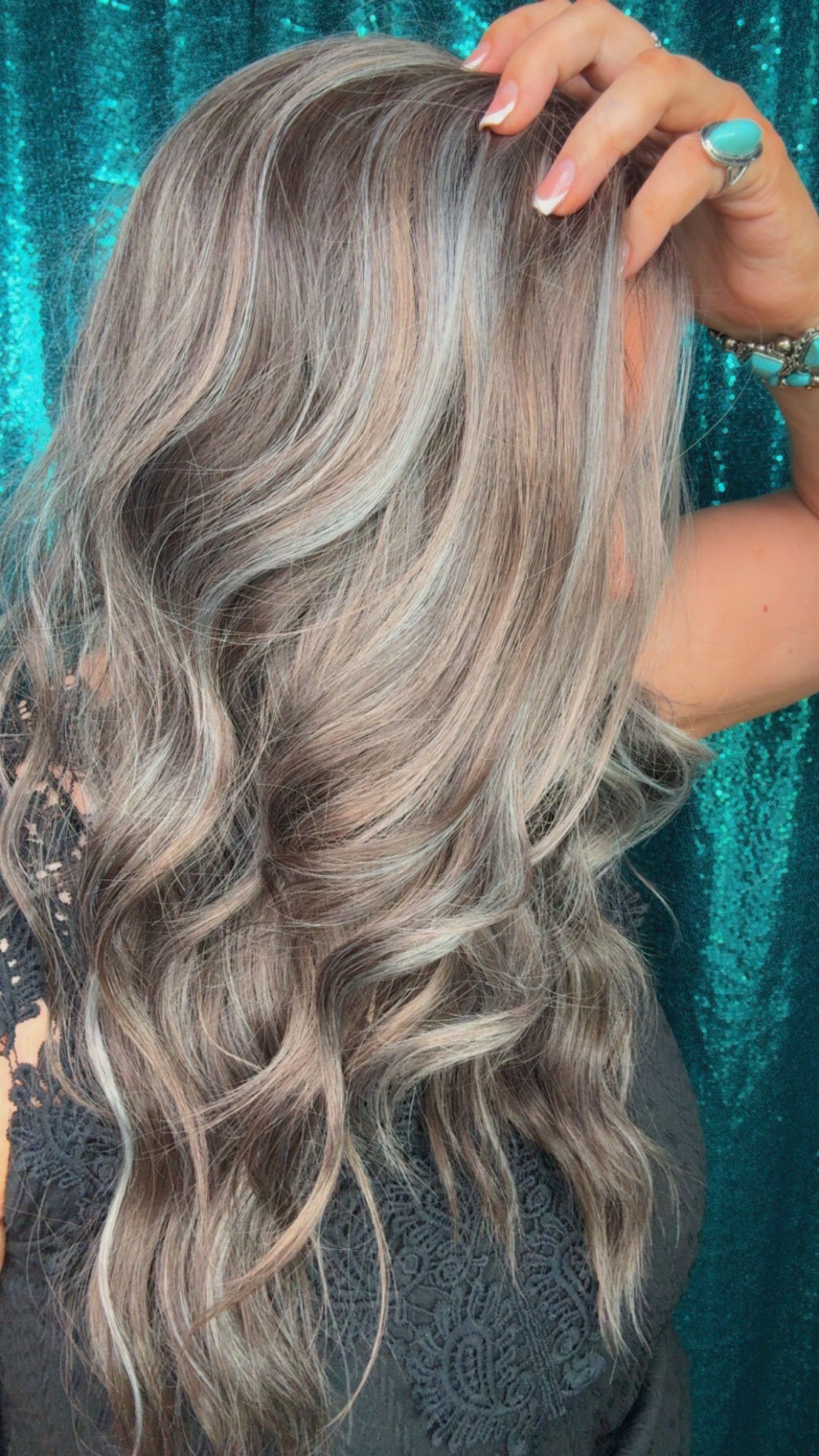 Faith Frosted Latte | 13x4 | Free part Lace Front | 26 in | 130% density | Petite