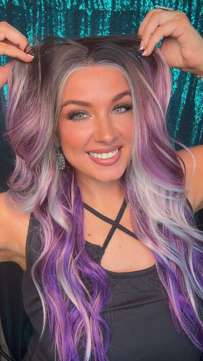 Karma Violet Vendetta | 13x4 Free Part Lace Front | 130 density | 26 inches |Standard