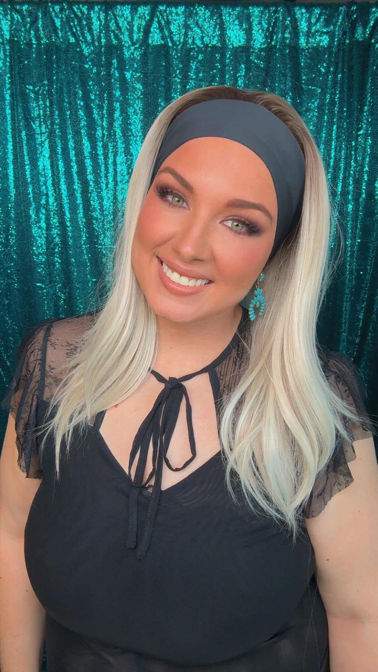 Amelia Summer Blonde Head Band Wig.  |Standard
