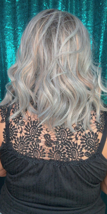 Sloane Frosted Silk | Standard | 13x4 Free Part Lace Front | 17 in.
