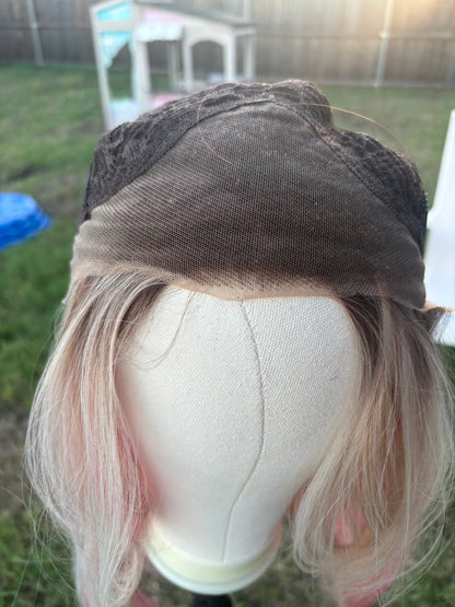 Karen Courageous Blush | 13x4 Free Part | Lace Front | 22 inches | 130% density | Large