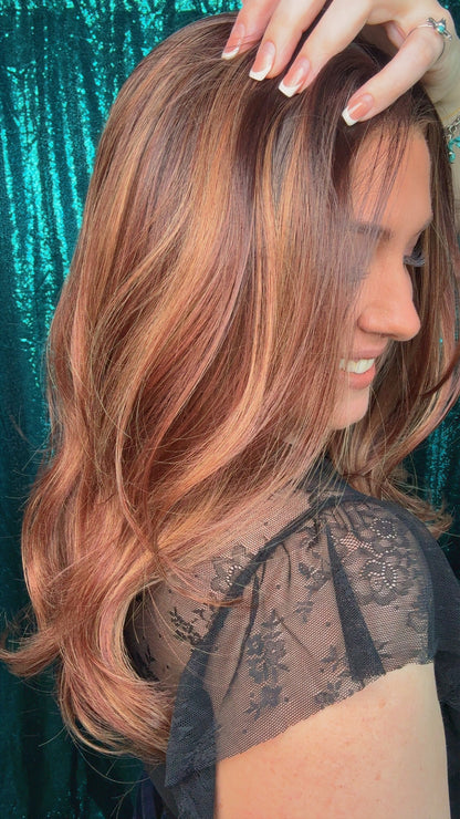 Merritt West Texas | 13x4 lace front | 22in | 130 % density | free part | Standard