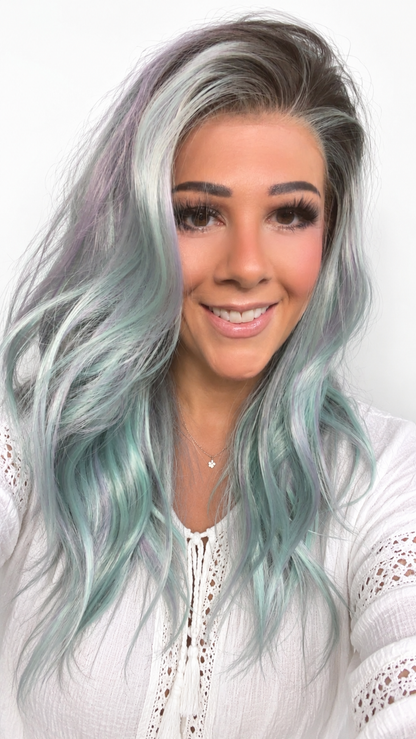 Cove Minted Mermaid | 13x4 Lace Front | |FreePart | 130 density | STANDARD