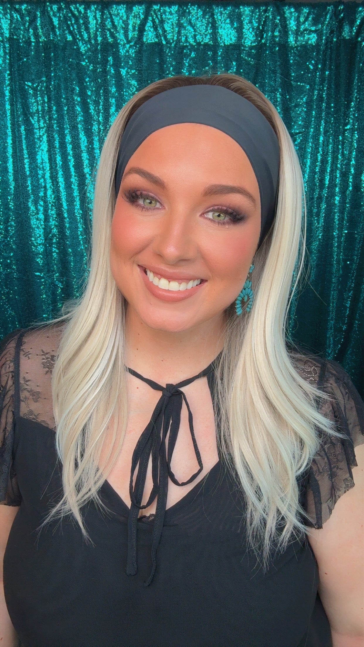 Amelia Summer Blonde Head Band Wig.  |Standard