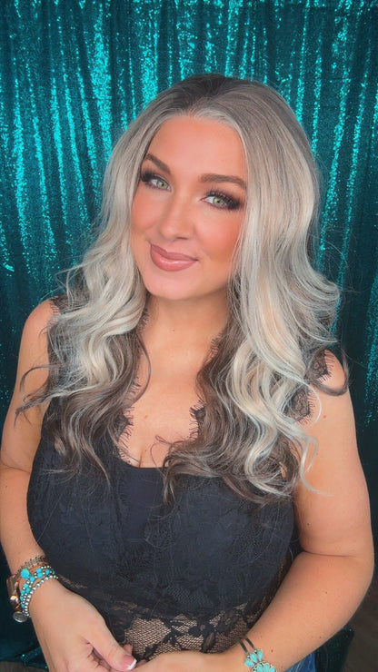 Tilly Smoky Taupe | Lace Front Free Part | 13x4 lace Front wig | 130 % density | Large