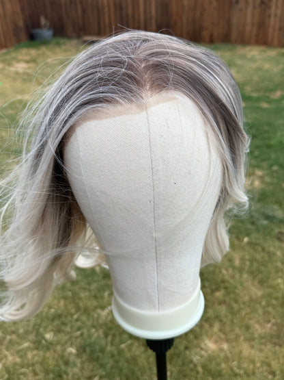 Hannah Cream Blonde — 25” | 13×4  Free Part | Lace Front |130% Density | Large