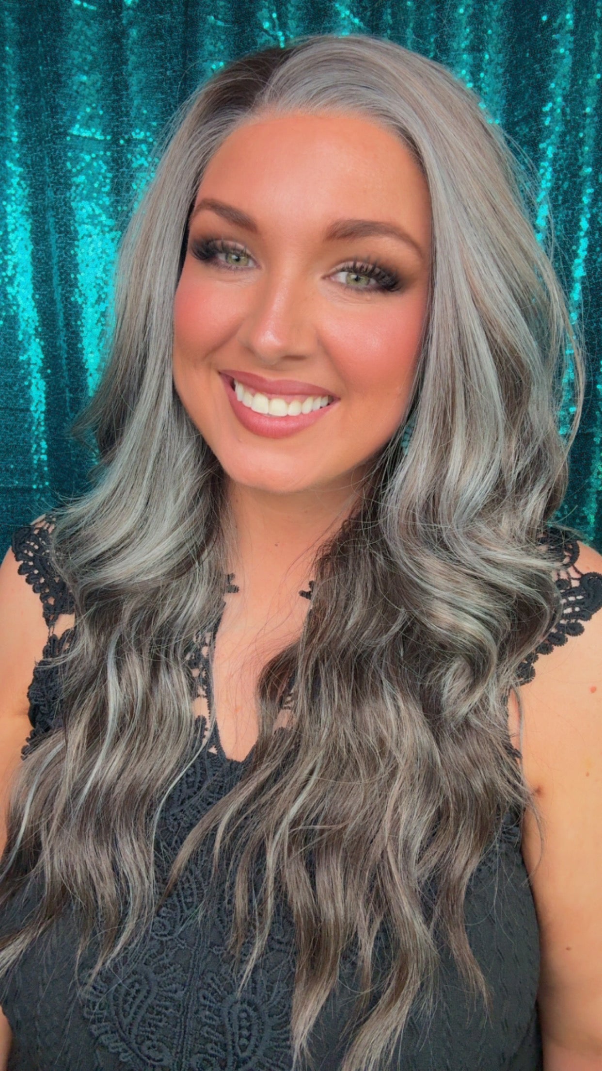 Faith Frosted Latte | 13x4 | Free part Lace Front | 26 in | 130% density | Petite