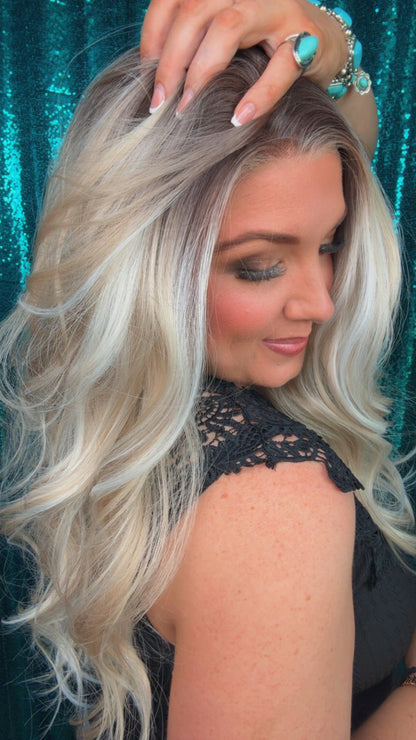 Lexie Frosted Blonde | 13x4 | Free Part | 26”| 130% density | Standard only