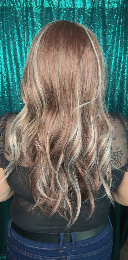 Danielle Whiskey Smoke| 13 x 4 lace Front | Free Part | 24 inches | Standard