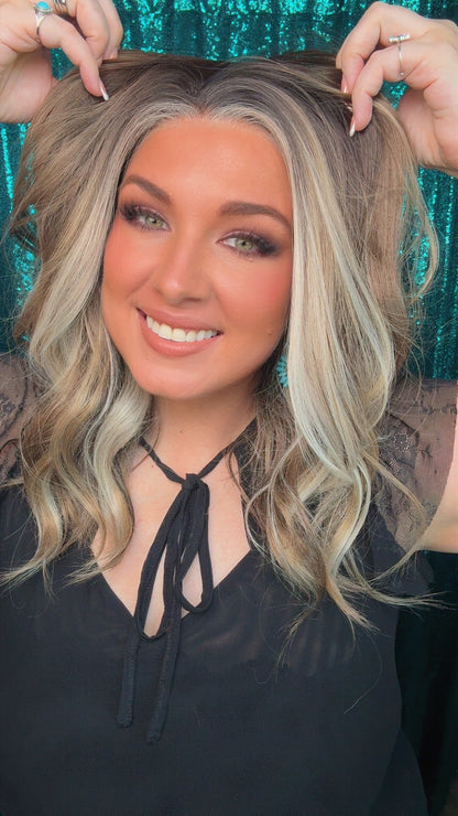Sage Sun-kissed Taupe | Free Part Lace Front Synthetic Wig | 13x4 | 21 in | Standard