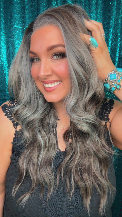 Faith Frosted Latte | 13x4 | Free part Lace Front | 26 in | 130% density | Petite