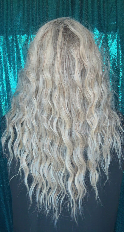 Mckinley Sandstorm Blonde Standard Size Synthetic Lace front Wig 13x4