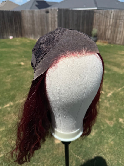 Maddie Cherry Bomb | 13x4 Lace Front | Free Part | 130% density | 26 inches | Standard