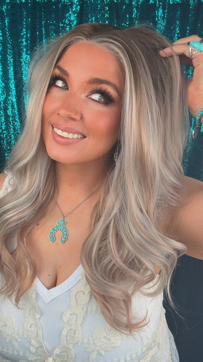 Kayla Bama Blonde | 13x4 Synthetic Lace | Free Part | 130 density | 24 inches | Standard