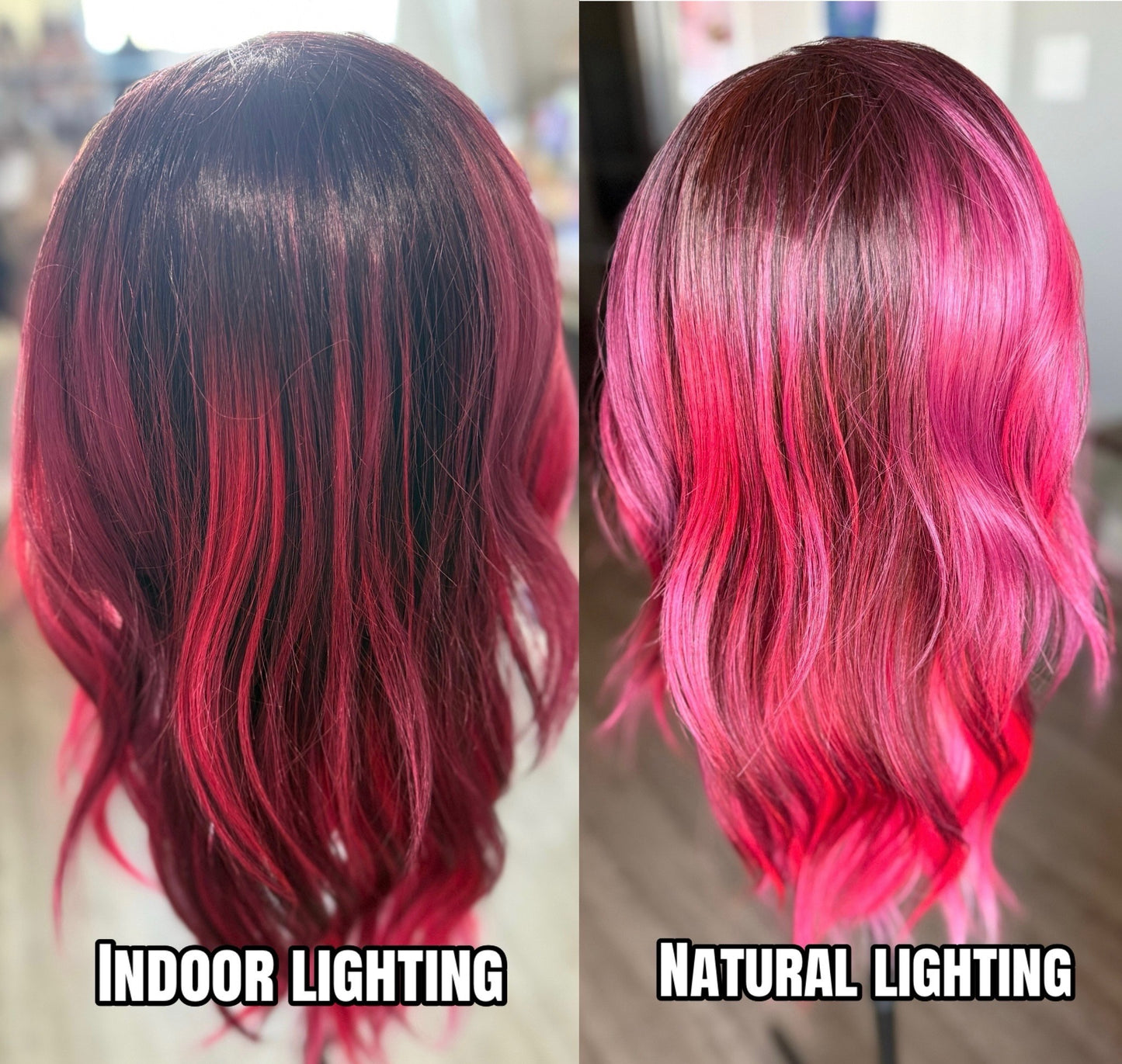 Karma Raspberry Riot standard size lace wig