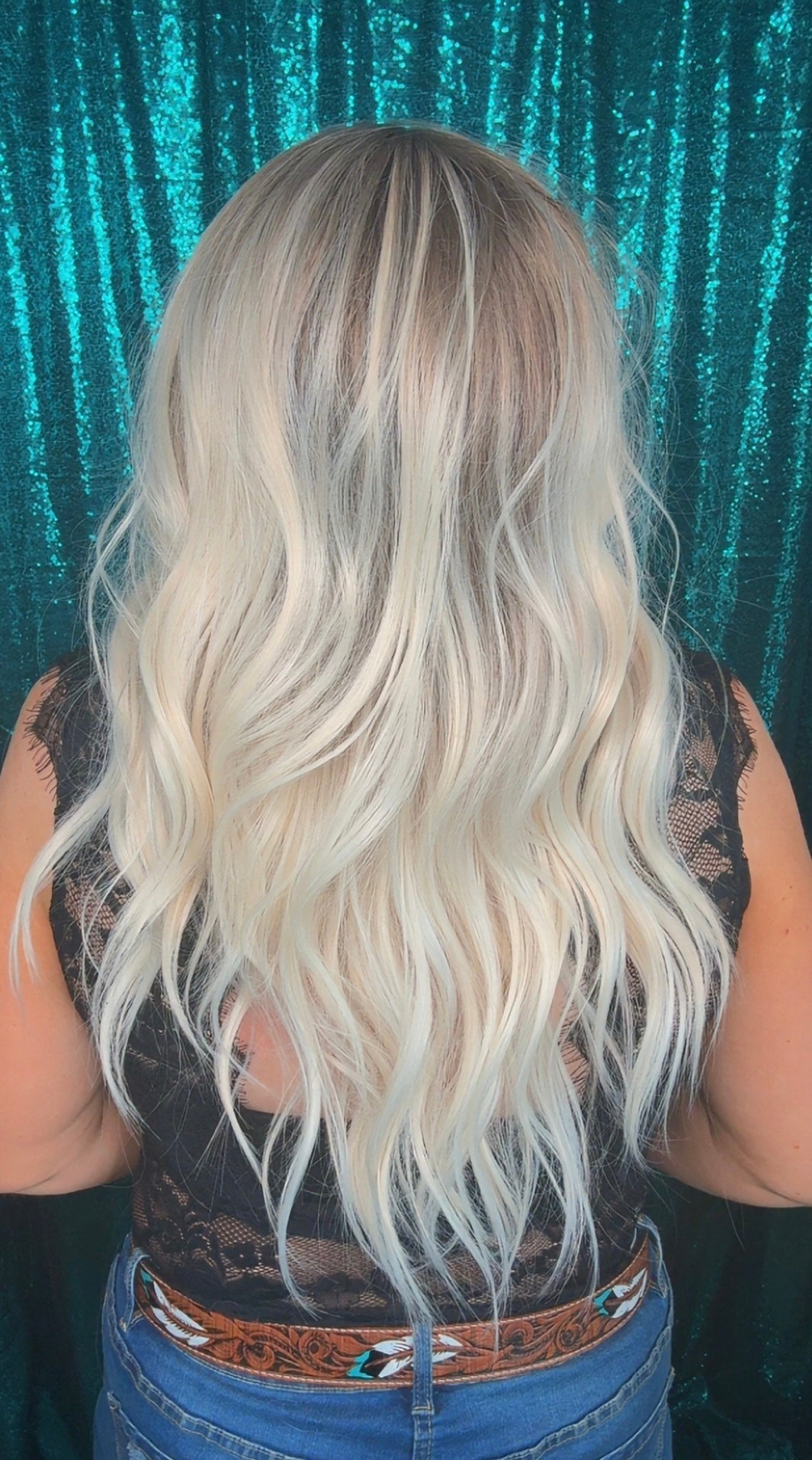 Hannah Cream Blonde — 25” | 13×4  Free Part | Lace Front |130% Density | Large