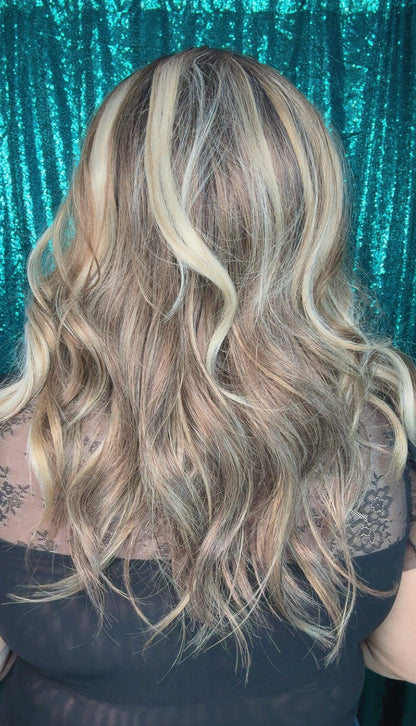Sage Sun-kissed Taupe | Free Part Lace Front Synthetic Wig | 13x4 | 21 in | Standard