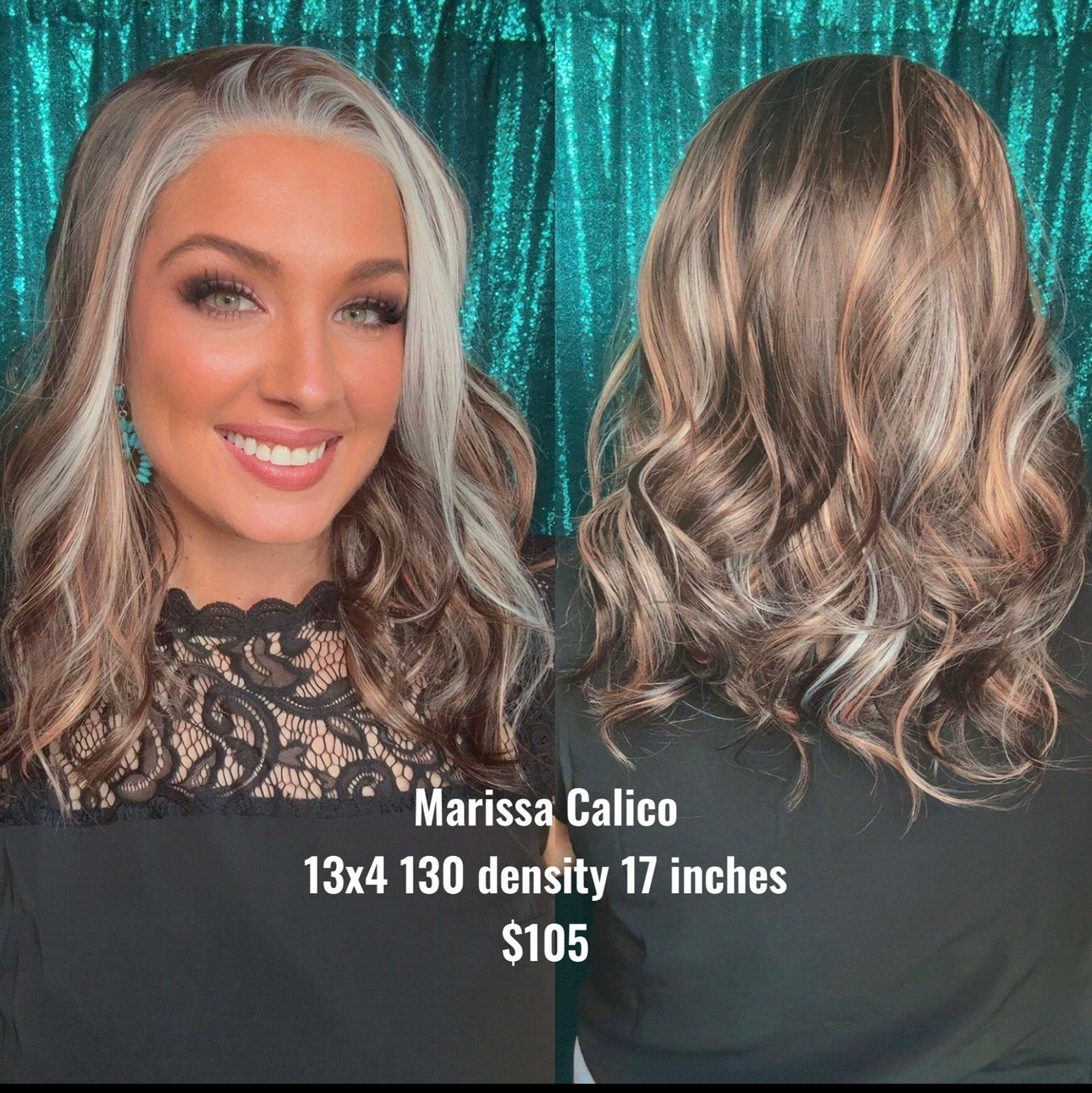 Marissa Calico | 13x4 Free Part | 17 in | 130% | Large