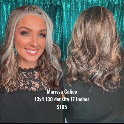 Marissa Calico | 13x4 Free Part | 17 in | 130% | Large