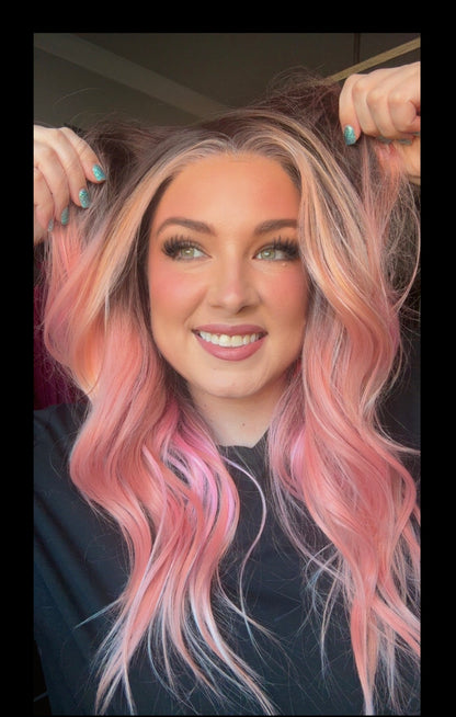 Peep Show 13x4 Synthetic lace Front Wig - Final Sale.