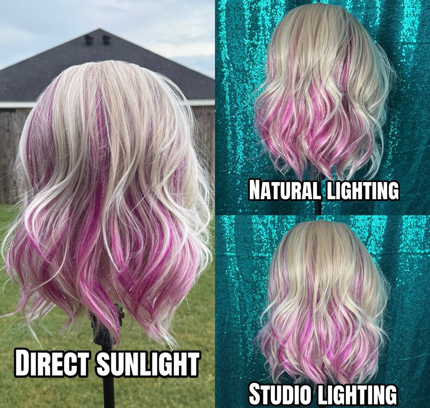 Electric Amethyst | 13x4 | Free Part Lace Front | Synthetic | 20 in| Standard