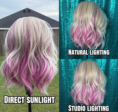 Electric Amethyst | 13x4 | Free Part Lace Front | Synthetic | 20 in| Standard