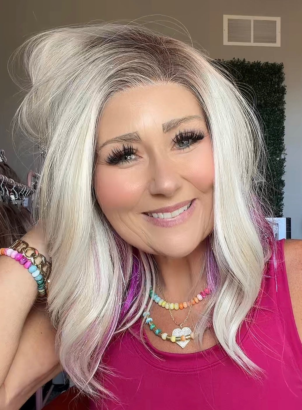 Electric Amethyst | 13x4 | Free Part Lace Front | Synthetic | 20 in| Standard