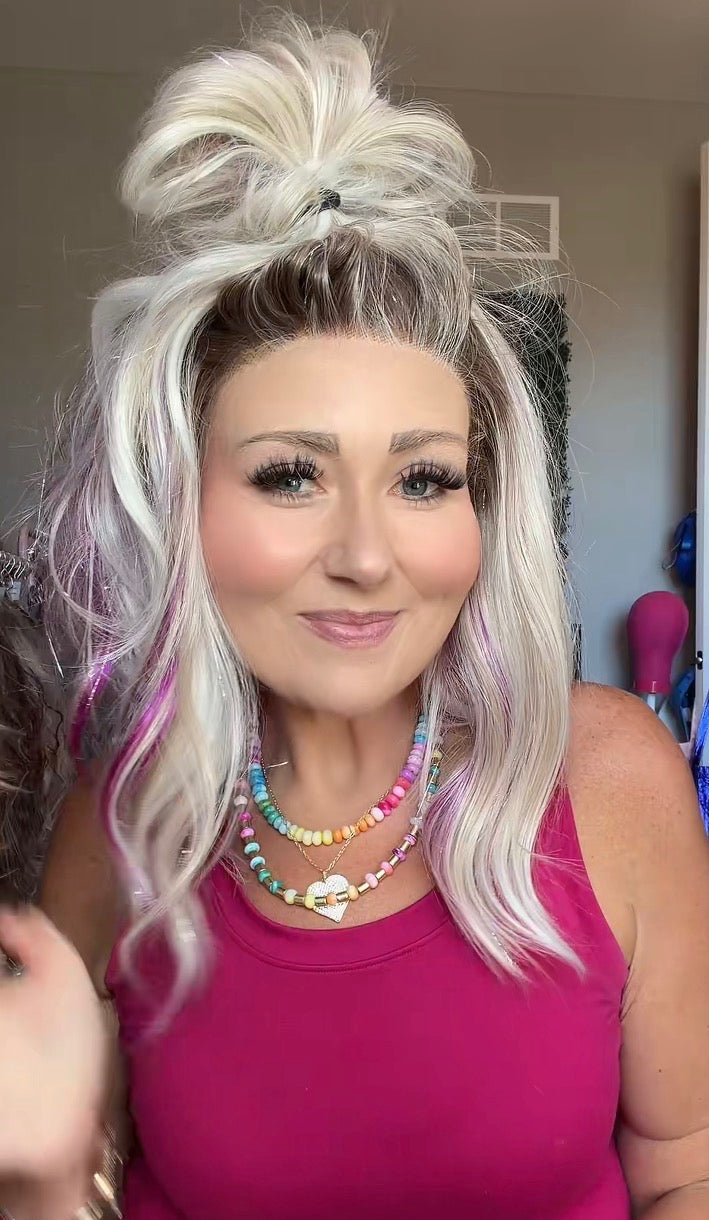 Electric Amethyst | 13x4 | Free Part Lace Front | Synthetic | 20 in| Standard