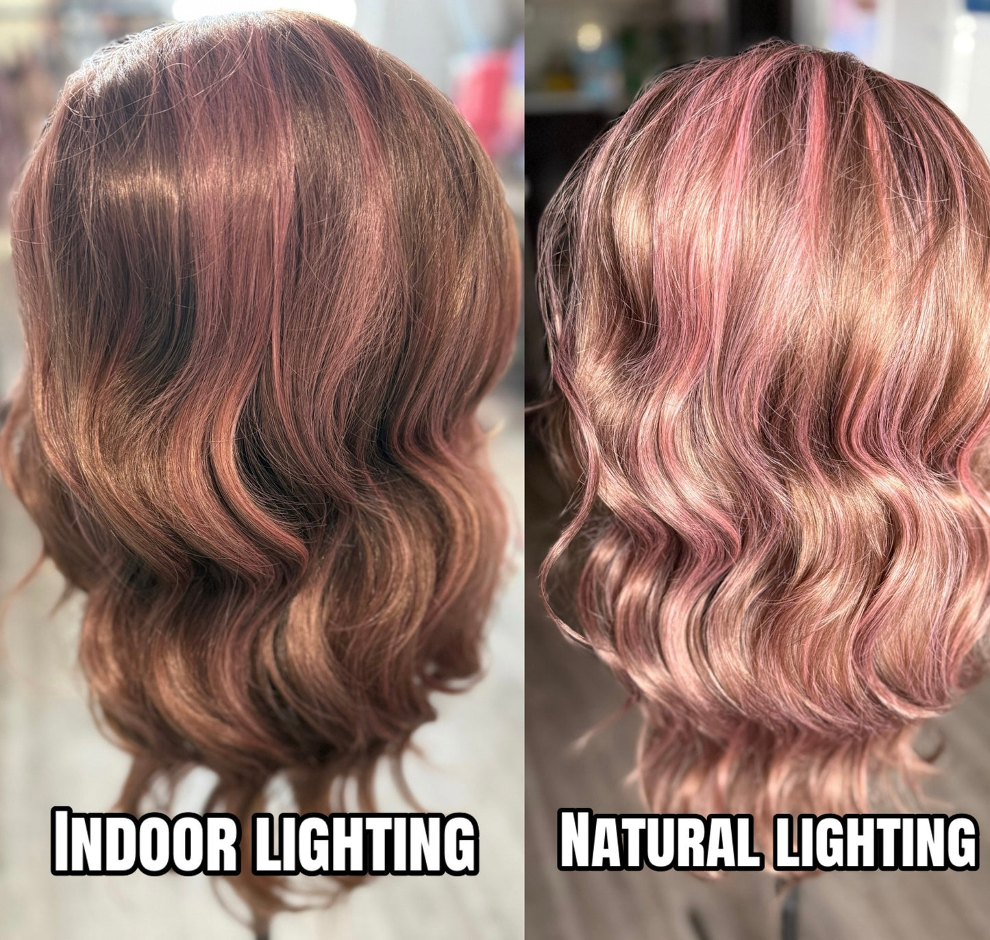 Peyton Pink Velvet Truffle (Standard) Lace Front Wig