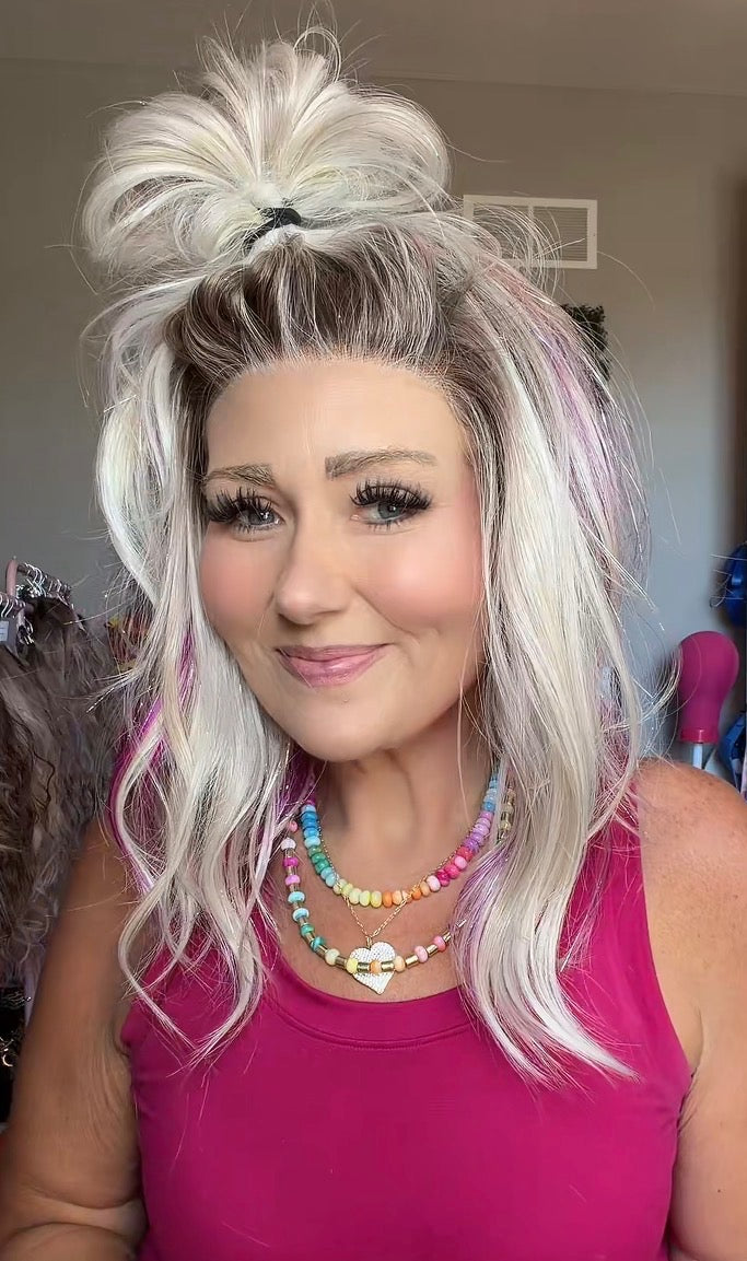Electric Amethyst | 13x4 | Free Part Lace Front | Synthetic | 20 in| Standard