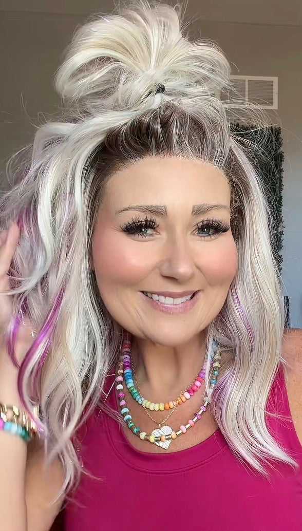 Electric Amethyst | 13x4 | Free Part Lace Front | Synthetic | 20 in| Standard