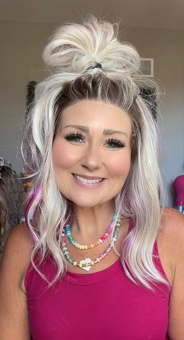 Electric Amethyst | 13x4 | Free Part Lace Front | Synthetic | 20 in| Standard