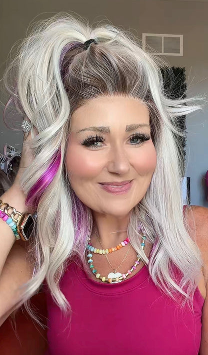 Electric Amethyst | 13x4 | Free Part Lace Front | Synthetic | 20 in| Standard