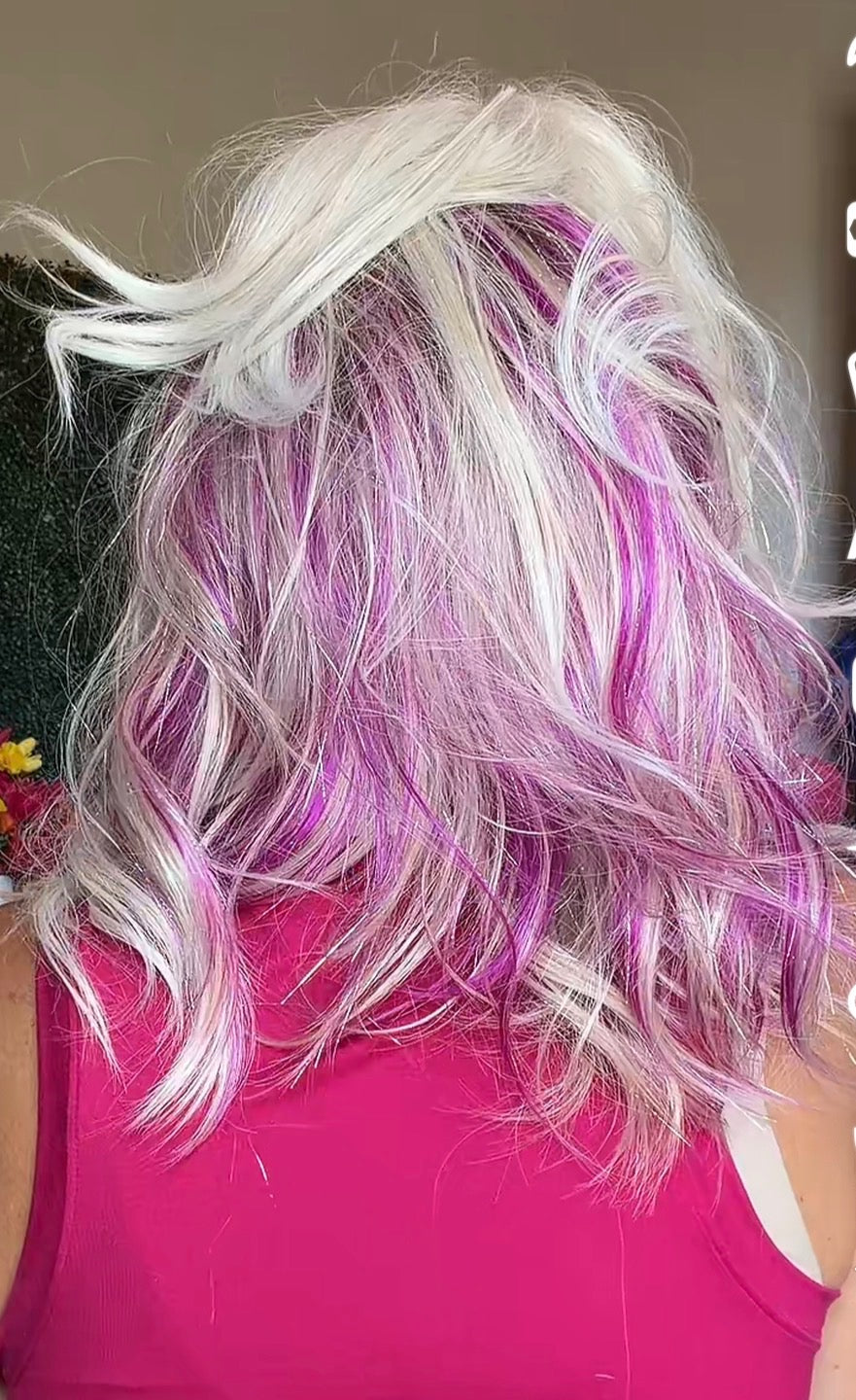 Electric Amethyst | 13x4 | Free Part Lace Front | Synthetic | 20 in| Standard
