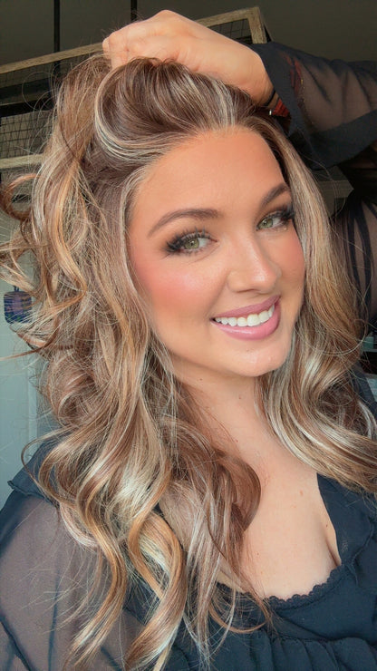 Dallas Caramel Swirl  Petite Lace Front Wig