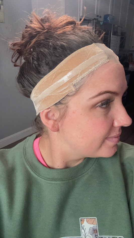 Brown Wig Grip with Velcro