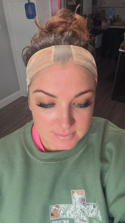 Beige  Wig Grip with Velcro