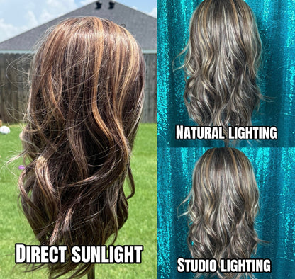 Wren Butterscotch Velvet | 13x4 Lace Front Wig | Free Part | 23 inches | Standard