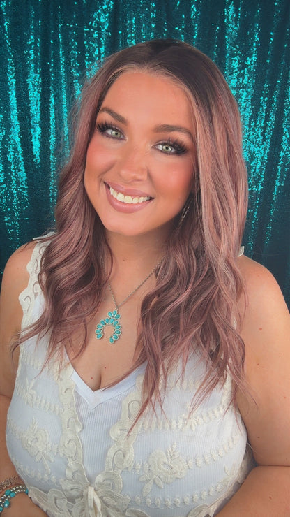 Valerie Vintage Blush | 13x4 Lace Front | Free Part | 22 inches | 130 Density | Standard