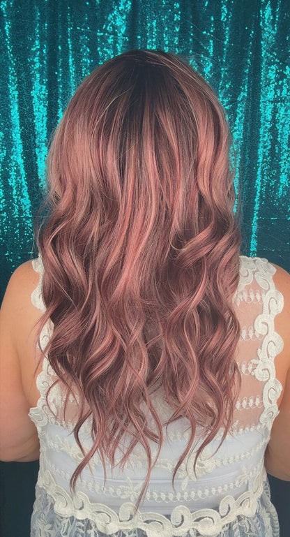 Valerie Vintage Blush | 13x4 Lace Front | Free Part | 22 inches | 130 Density | Standard