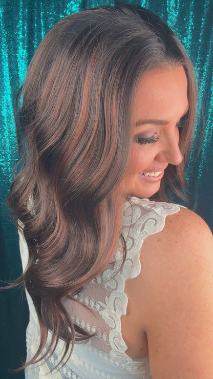 Ridley Rustic Mocha | 13x4 Lace Front | Free part | 130 density | 22 inches | Standard